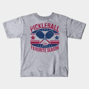 Funny Pickleball Player Lover Dinking Kids T-Shirt